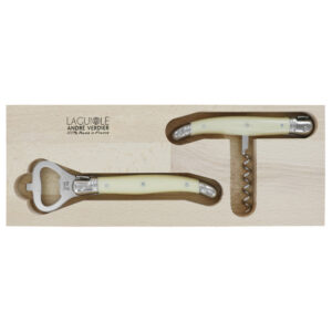 Laguiole Andre Verdier Apero Corkscrew Set Ivory